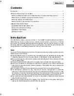 Preview for 3 page of Sharp MX-FRX5U Operation Manual