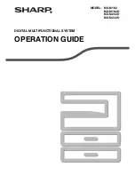 Sharp MX-M182D Operation Manual предпросмотр