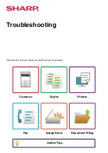 Preview for 1 page of Sharp MX-M2651 Troubleshooting Manual