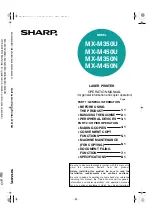 Sharp MX-M350-N Operation Manual preview