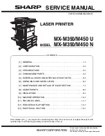 Sharp MX-M350 Service Manual preview