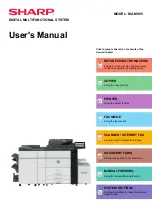 Preview for 1 page of Sharp MX-M905 User Manual