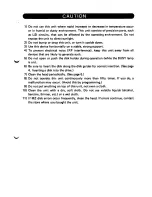 Preview for 2 page of Sharp MZ-1F11 Instruction Manual