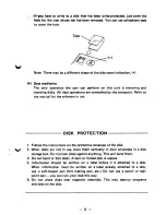 Preview for 8 page of Sharp MZ-1F11 Instruction Manual