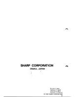 Preview for 14 page of Sharp MZ-1F11 Instruction Manual