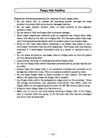 Предварительный просмотр 13 страницы Sharp MZ-1F19 Instruction Manual