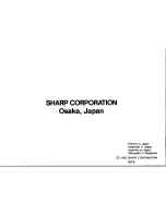 Preview for 10 page of Sharp MZ-1X16 Operation Manual