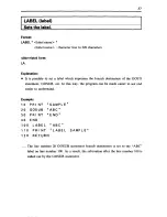 Preview for 58 page of Sharp MZ-2Z009 Basic Manual