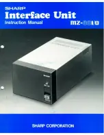 Предварительный просмотр 1 страницы Sharp MZ-801/0 Instruction Manual