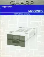 Preview for 1 page of Sharp MZ-80SFD Instruction Manual