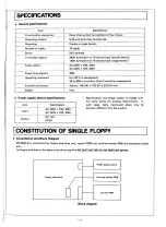 Preview for 3 page of Sharp MZ-80SFD Service Manual