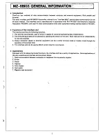 Preview for 3 page of Sharp MZ-8BI03 Service Manual