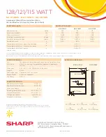 Preview for 2 page of Sharp NA-V128H5 Specifications