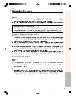 Предварительный просмотр 61 страницы Sharp Notevision PG-A10S Operation Manual