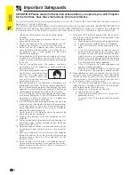 Предварительный просмотр 4 страницы Sharp Notevision PG-C20XA Operation Manual