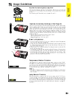 Предварительный просмотр 7 страницы Sharp Notevision PG-C20XA Operation Manual