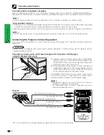 Предварительный просмотр 14 страницы Sharp Notevision PG-C20XA Operation Manual