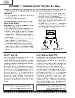 Preview for 4 page of Sharp Notevision PG-C20XU Service Manual