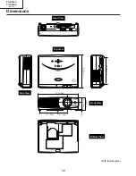 Предварительный просмотр 12 страницы Sharp Notevision PG-C20XU Service Manual