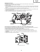 Предварительный просмотр 21 страницы Sharp Notevision PG-C20XU Service Manual