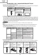 Предварительный просмотр 56 страницы Sharp Notevision PG-C20XU Service Manual