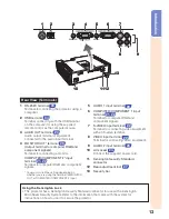 Предварительный просмотр 15 страницы Sharp Notevision PG-D2510X Operation Manual