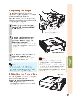 Предварительный просмотр 29 страницы Sharp Notevision PG-D2510X Operation Manual