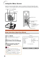 Предварительный просмотр 40 страницы Sharp Notevision PG-D2510X Operation Manual