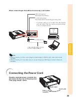 Предварительный просмотр 29 страницы Sharp Notevision PG-D2870W Operation Manual