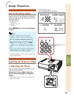 Предварительный просмотр 31 страницы Sharp Notevision PG-D2870W Operation Manual