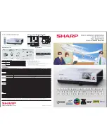 Sharp Notevision PG-D2870W Specifications preview