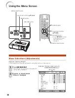 Предварительный просмотр 42 страницы Sharp Notevision PG-D40W3D Operation Manual