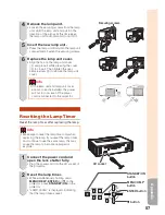 Предварительный просмотр 61 страницы Sharp Notevision PG-D40W3D Operation Manual