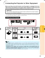 Предварительный просмотр 23 страницы Sharp Notevision PG-F150X Operation Manual