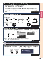 Предварительный просмотр 19 страницы Sharp Notevision PG-F211X Operation Manual