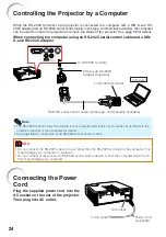 Предварительный просмотр 26 страницы Sharp Notevision PG-F211X Operation Manual