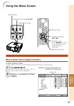 Предварительный просмотр 39 страницы Sharp Notevision PG-F211X Operation Manual