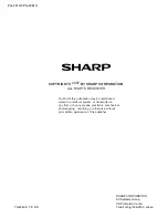 Preview for 24 page of Sharp Notevision PG-F211X Service Manual