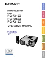 Sharp Notevision PG-F212X Operation Manual предпросмотр