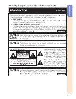 Предварительный просмотр 5 страницы Sharp Notevision PG-F212X Operation Manual