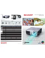 Sharp Notevision PG-F212X Specification Sheet предпросмотр