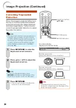 Предварительный просмотр 28 страницы Sharp NoteVision PG-LS2000 Operation Manual