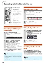 Предварительный просмотр 32 страницы Sharp NoteVision PG-LS2000 Operation Manual