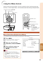 Предварительный просмотр 37 страницы Sharp NoteVision PG-LS2000 Operation Manual