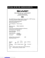 Предварительный просмотр 4 страницы Sharp Notevision PG-M25X Operation Manual