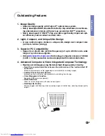 Предварительный просмотр 7 страницы Sharp Notevision PG-M25X Operation Manual