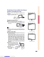 Предварительный просмотр 29 страницы Sharp Notevision PG-M25X Operation Manual