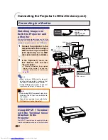 Предварительный просмотр 36 страницы Sharp Notevision PG-M25X Operation Manual