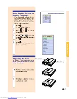 Предварительный просмотр 41 страницы Sharp Notevision PG-M25X Operation Manual