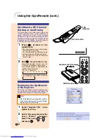 Предварительный просмотр 46 страницы Sharp Notevision PG-M25X Operation Manual